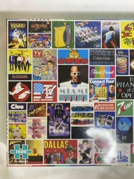 1980s 1500 Piece Jigsaw Puzzle Y2K 80s Pop TV Movies Brands Nostalgia Coquette - Picture 8 of 12